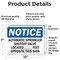 Signmission Automatic Sprinkler Shutoff Valve Located, 10 in W x Rectangle, Vinyl Decal OS-2PACK-NS-D-710-L-10269 - alternate 2